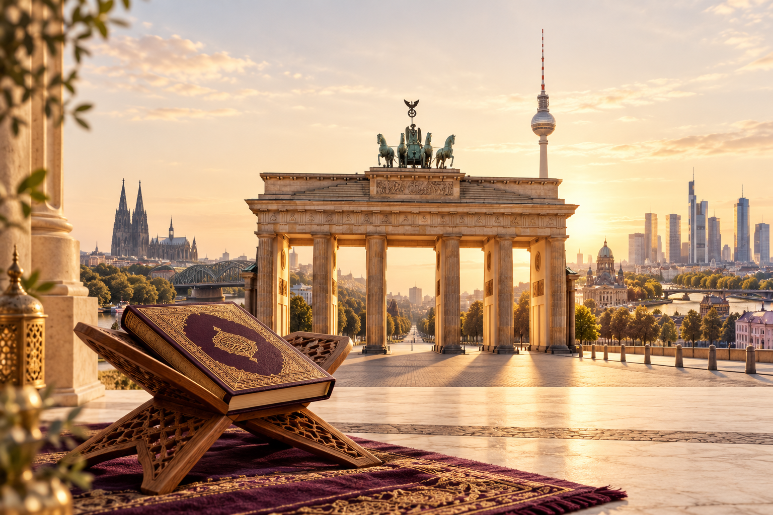 Rattil Online Quran learning illustration for students in Germany